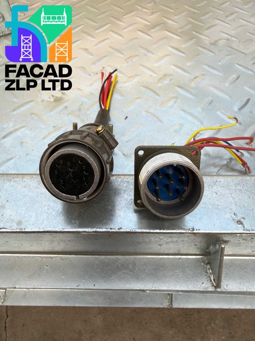 Разъём 8-контактный мама/папа для электрического щита люльки ZLP-630