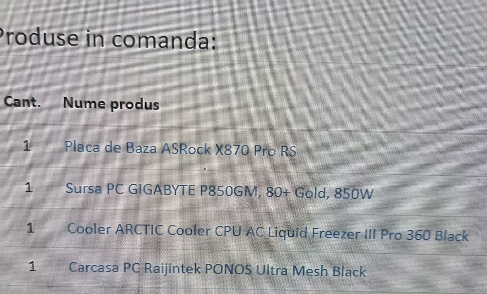 PC desktop Ryzen 9 9950x3d, 64gb ram ddr5 6400, 1tb samsung 990