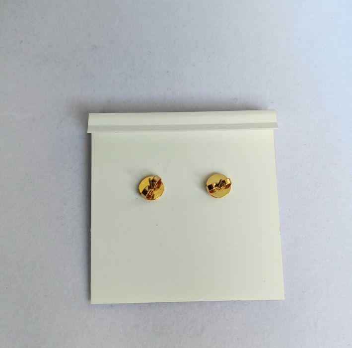 Златисти обеци на Tory Burch - Miller stud earrings