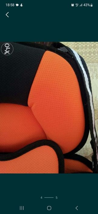 Без каркасный автокресло