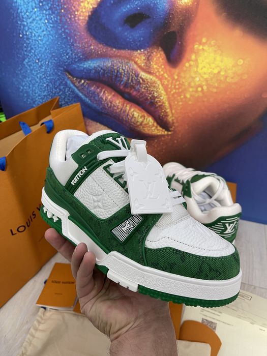 Adidasi Louis Vuitton piele naturala 100% Premium