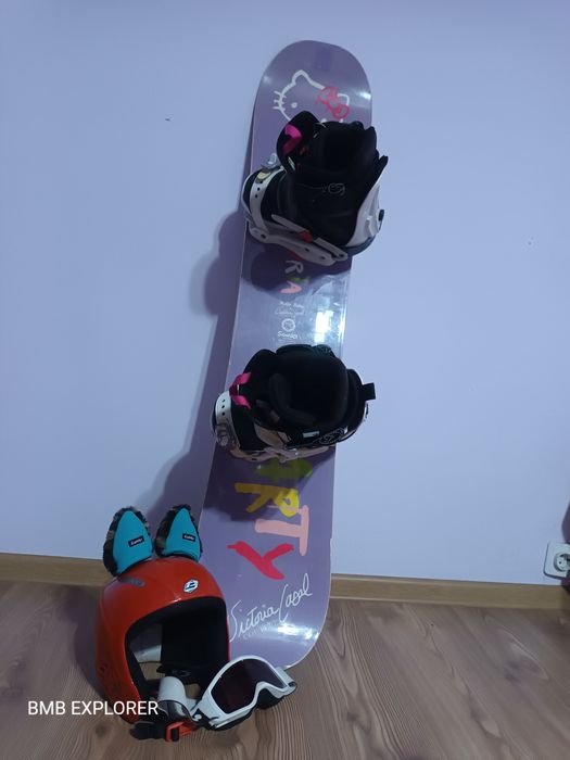 Placă snowboard Hello kitty 133 cm