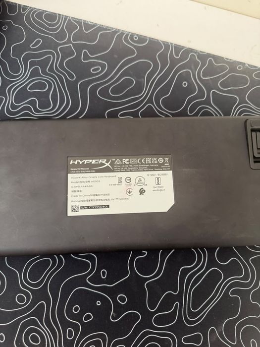 HyperX Alloy Origins Core + коврик HyperX в подарок