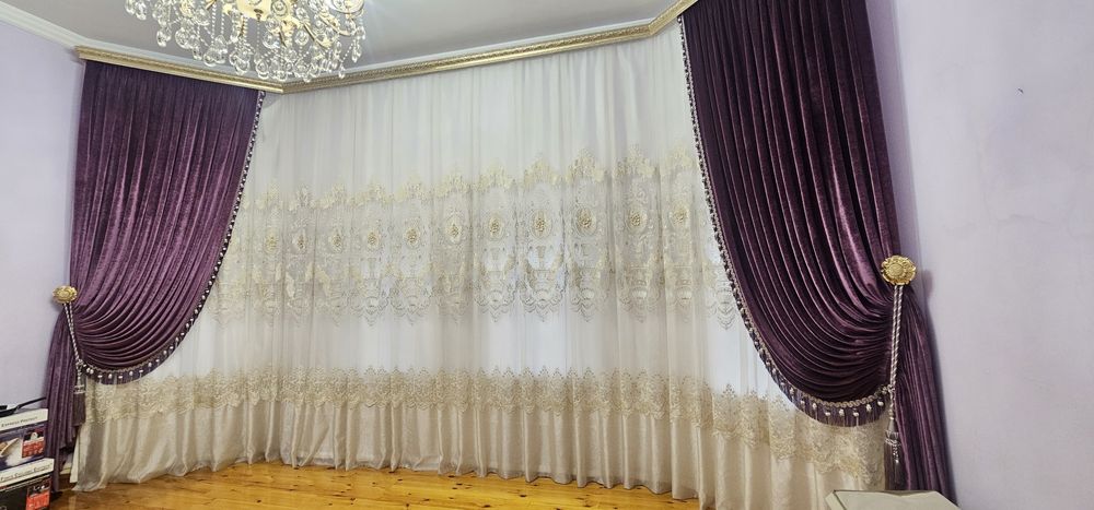 Продаю роскошные авторские шторы в идеальном состоянии