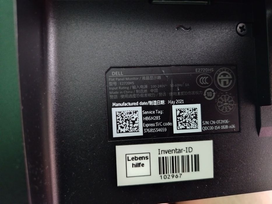 Monitor Dell E2720HS LED