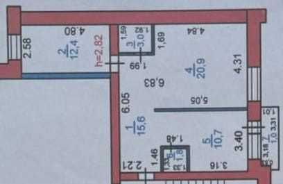 Продажа 2-комнатной квартиры