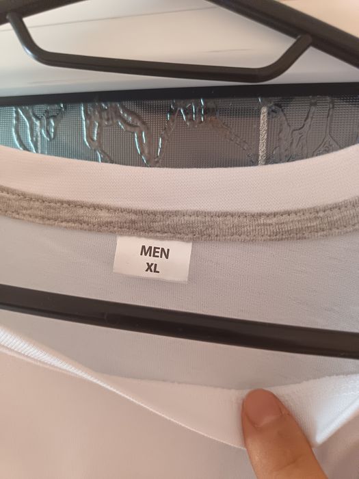 Tricou alb simplu barbatesc
