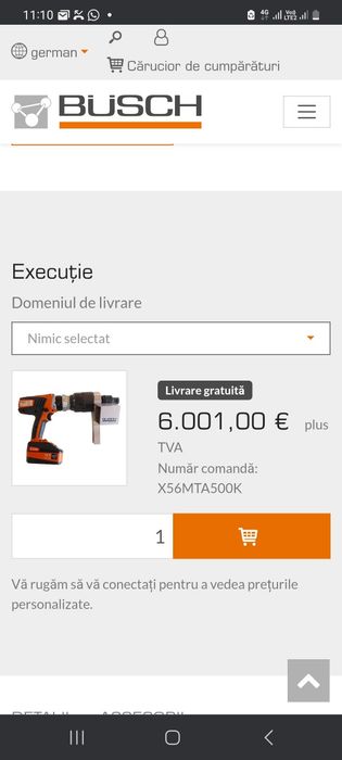 Aparat deschis ventile vane Mobitorq Accu