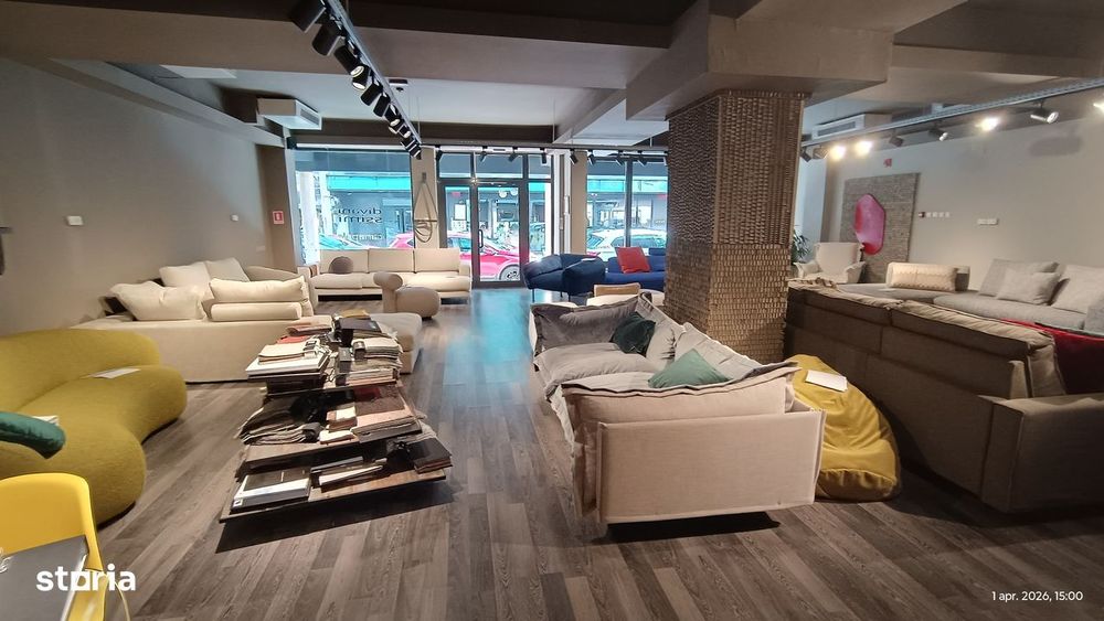 Spatiu comercial tip showroom in Dorobanti-Floreasca , Front 11 m