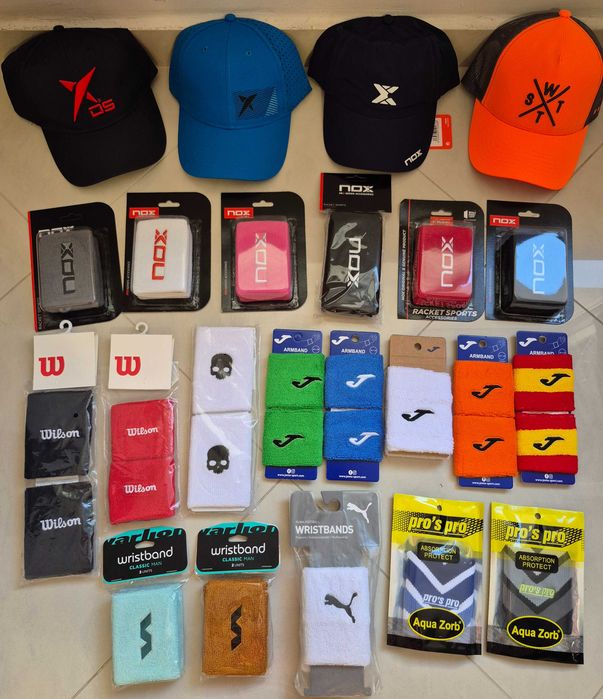 Екипировка Adidas, Lacoste, Nike, Head, Yonex, Roland Garros и други