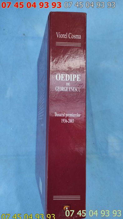 carte carti viorel cosma oedipe de george enescu dosarul premierilor