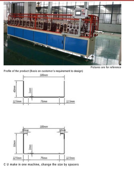 Utilaj rulare si formare profile metalice