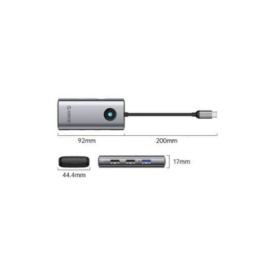 ORICO dock station hub 6in1 type c для mac и Thunderboolt