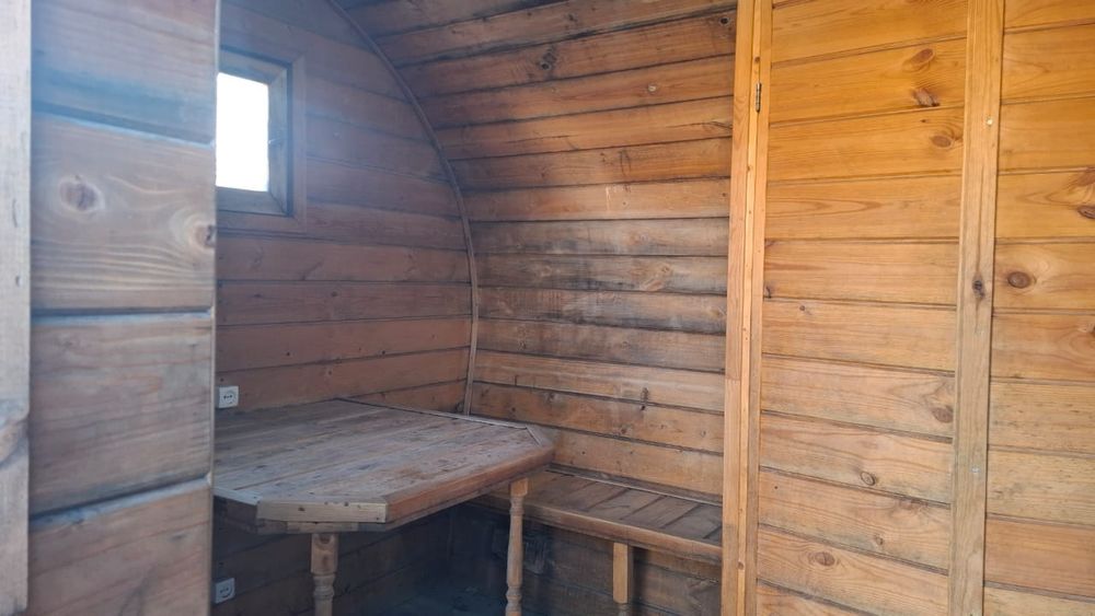 Продается баня бочка б/у