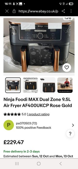 De Vanzare Air fryer ninja