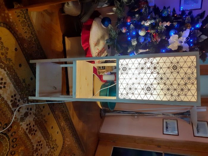 Lampadar KUMIKO cu noptiera