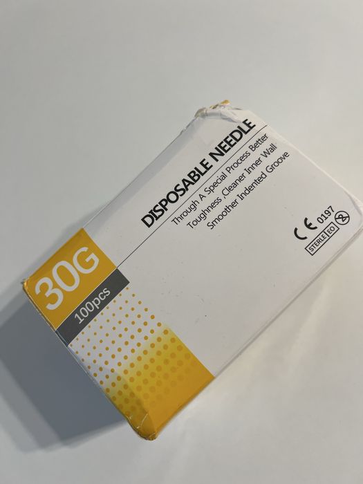 Ace galbene mezoterapie/insulina 30g x 25 mm