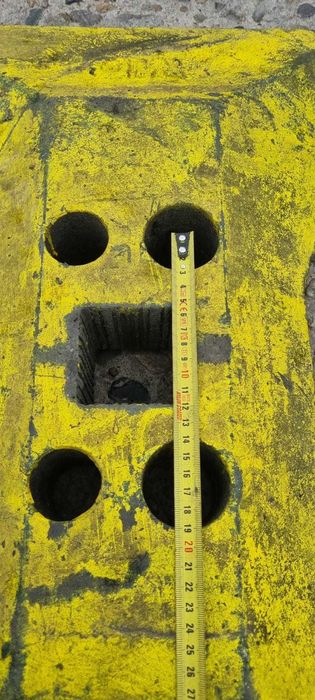 Baza din plastic pentru gard/parapet