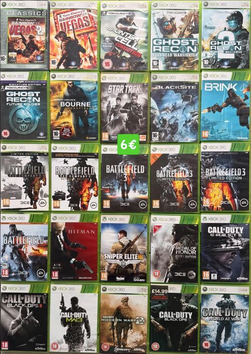 Xbox 360 игри над 200 Call of duty/ Assassin’s Creed / Hitman и още