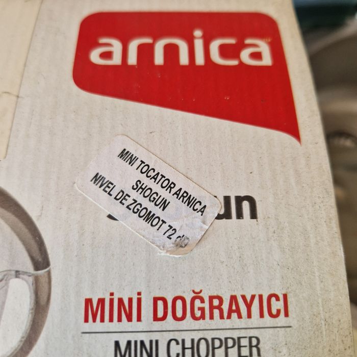Mini robot de bucătărie Arnica Shogun cu 4 lame