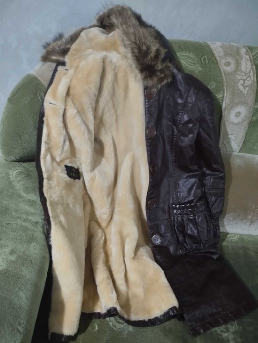 Дублёнка бу женская