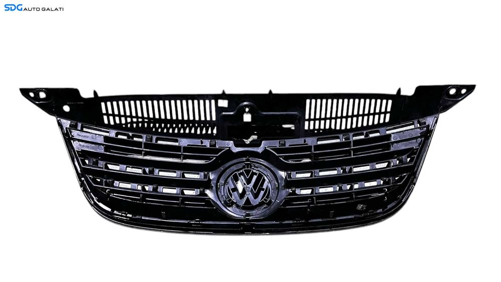 Grila Centrala cu Emblema Sigla de pe Bara Spoiler Fata Volkswagen Tiguan NFL Non Facelift 2007 - 2011 Cod 5N0853653 1K5853600 5N0853651 [L5344]