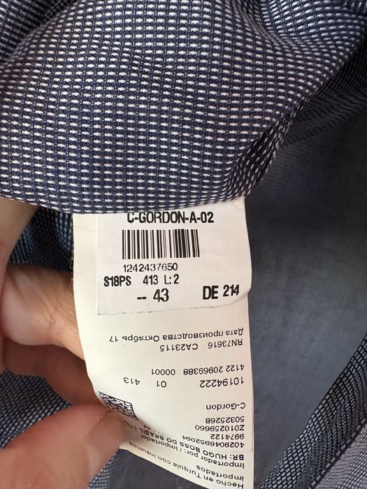 Мъжка риза Hugo Boss XL