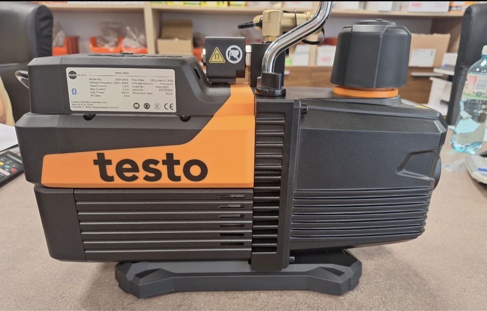 Testo 565i pompa vacuum smart 198l/min freon a2l a2 a3 r290 r32 etc no ...
