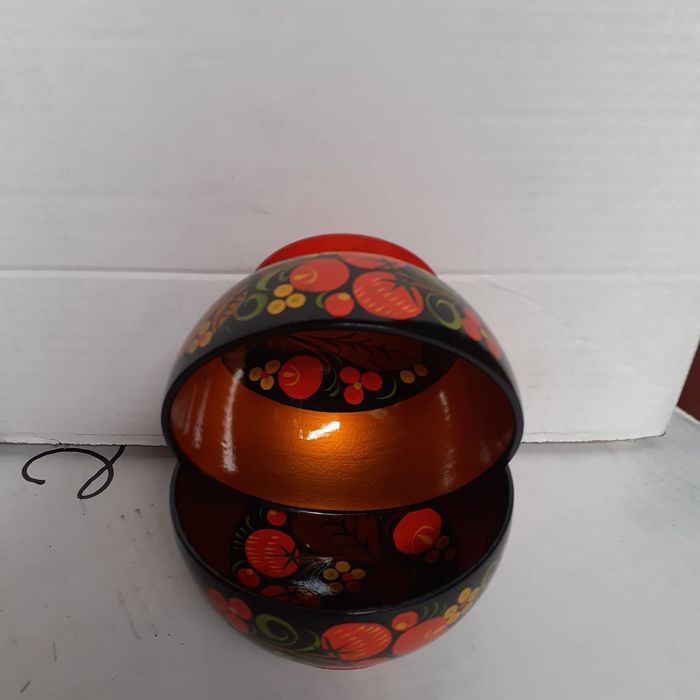 Продам деревянные чашки хохломской роспись