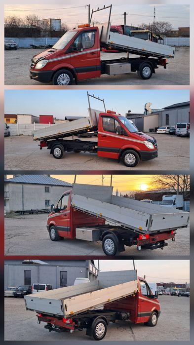 Mercedes Sprinter 318 319 BASCULABIL motor 3.0 V6 180 cp AUTOMATĂ 11.2009 preț 9999 euro