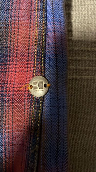 Cămașă în carouri Hugo Boss Orange, mărimea L