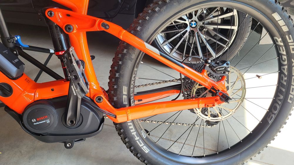thumbnail interactive-video image 1 of Bontrager Adjustable Rear Stand For Marlin, X-Caliber & Powerfly – Trek Bike Kickstand Upgrade 1 of 4