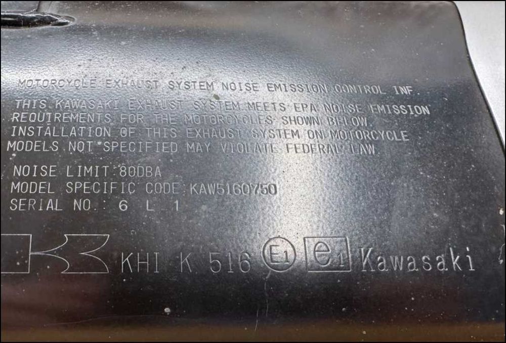 Toba finala Kawasaki z750