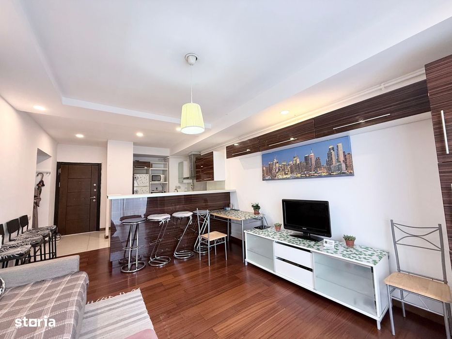 COSMOPOLIS - Apartament cu 2 camere, mobilat si utilat.
