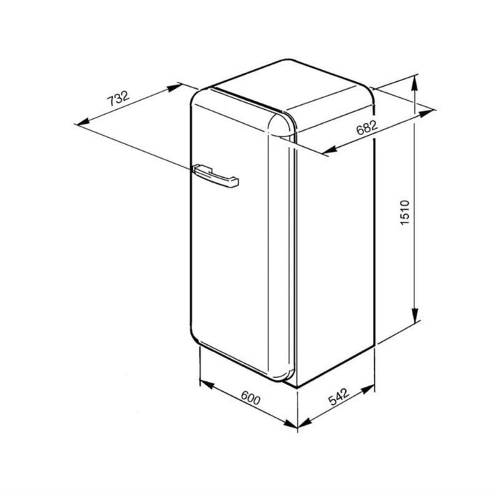 Smeg fab28 хладилник