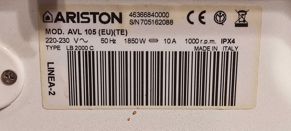 Продавам изправни части за пералня ARISTON