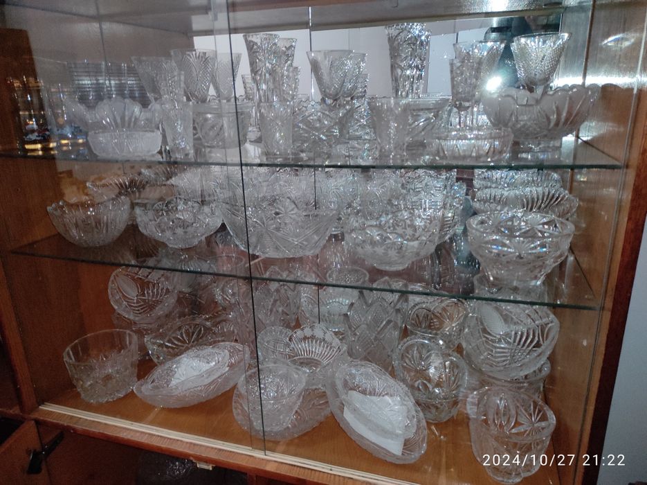 Хрусталь СССР.Стаканы.посуда.Вазы.