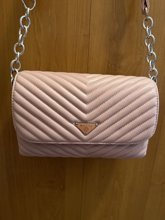 Чанта, цвят пепел от рози