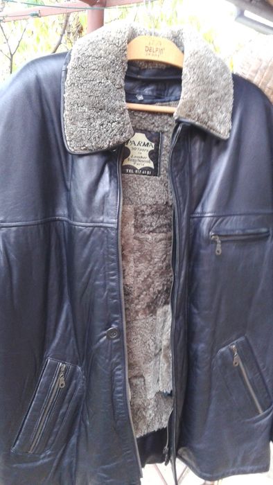 haina din piele barbati