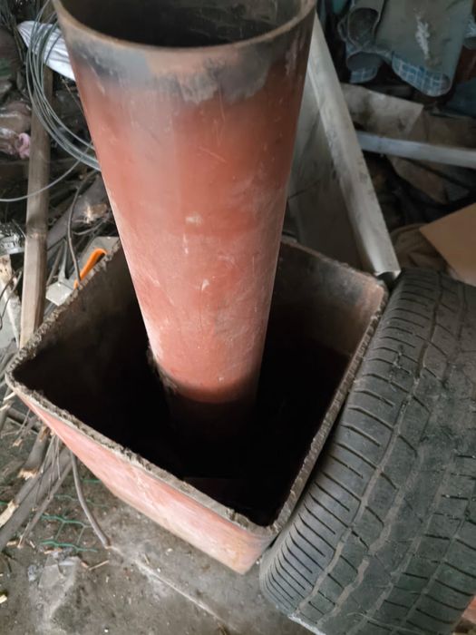 Металлическая печь в баню