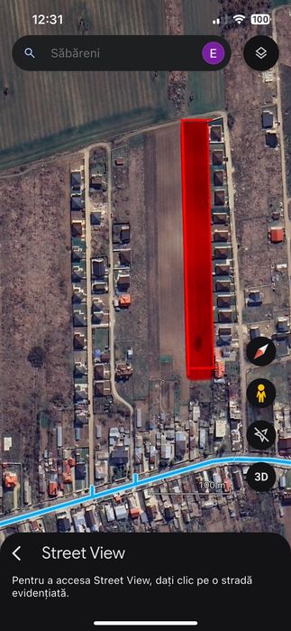 Vand teren Sabareni 5000mp