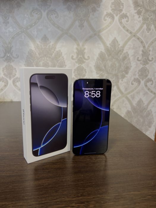 Iphone 16 pro max black 92%