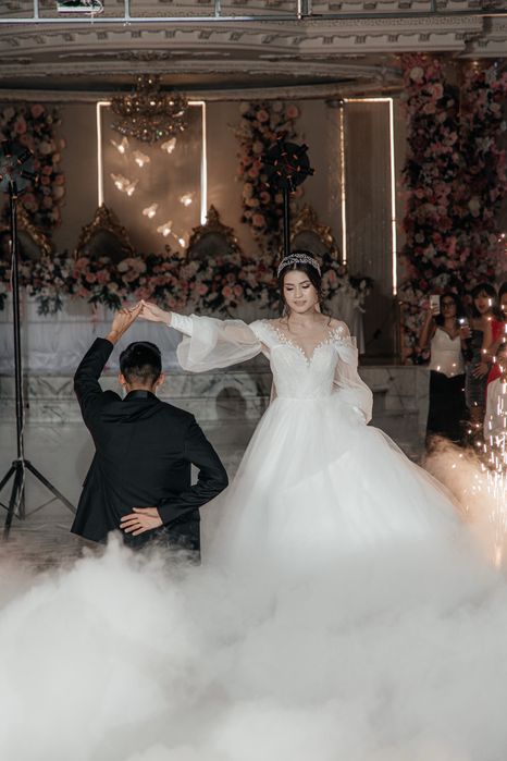 платье свадебное пышное