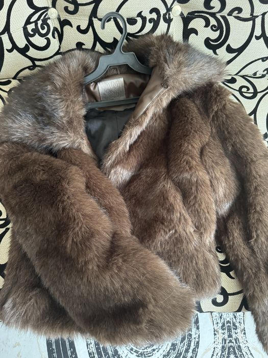 Шуба коричневая