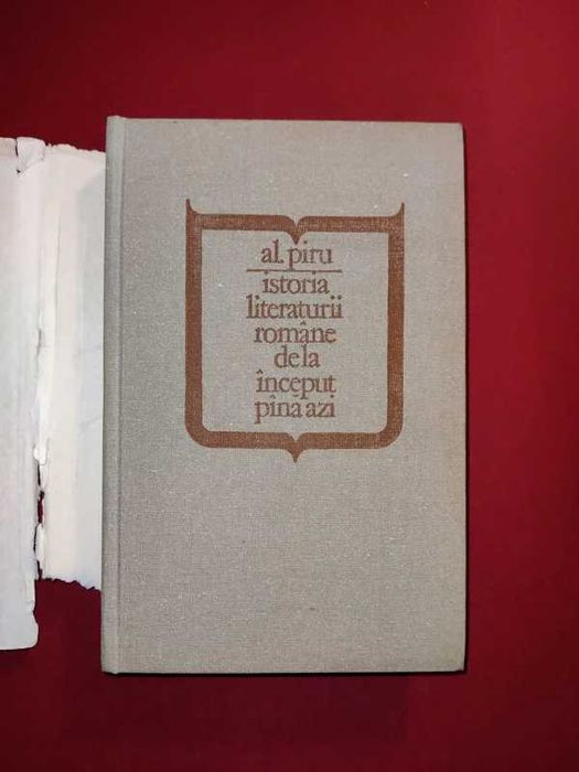 Istoria literaturii romane de la inceput pana azi - al. Piru