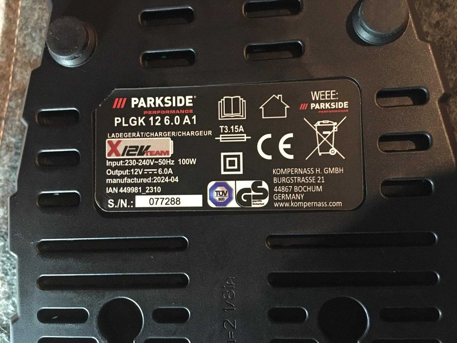 Incarcator 12V 6ah parkside performance