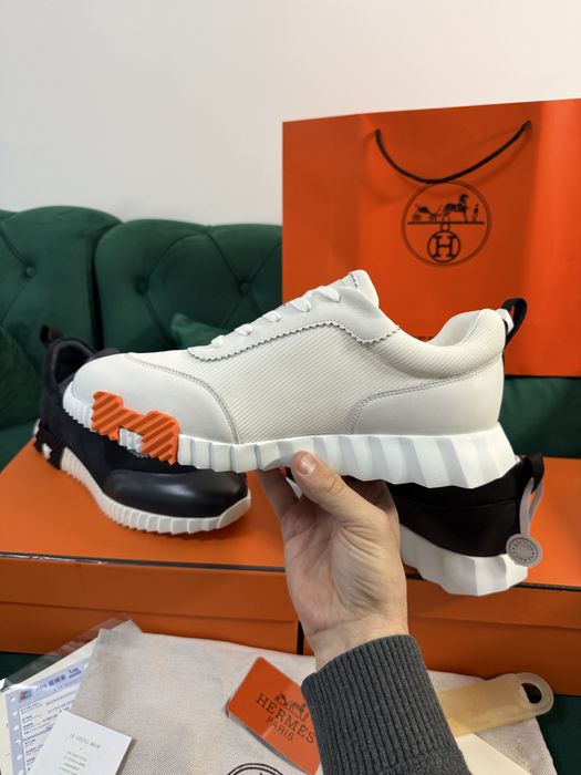 Adidasi Hermes piele naturala 100% Full Box colectie noua