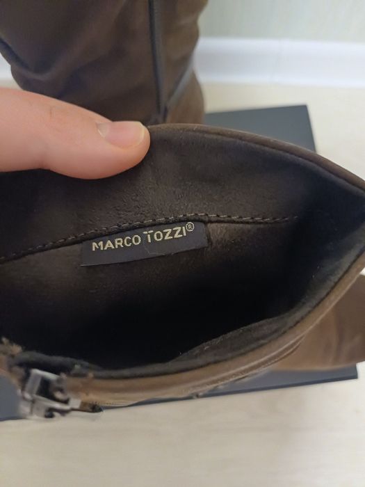 Cizme din piele întoarsă MARCO TOZZI