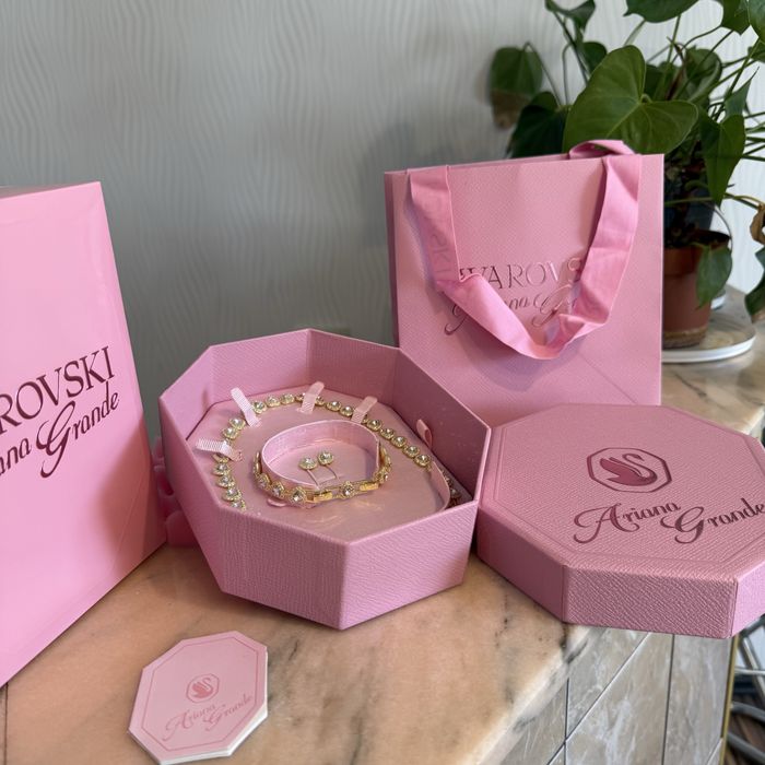 Set Angelic Swarovski Ariana Grande Gold