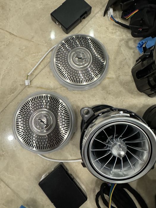 Set lumini ambimetale ventilatie Burmester Mercedes W205 W213 4D